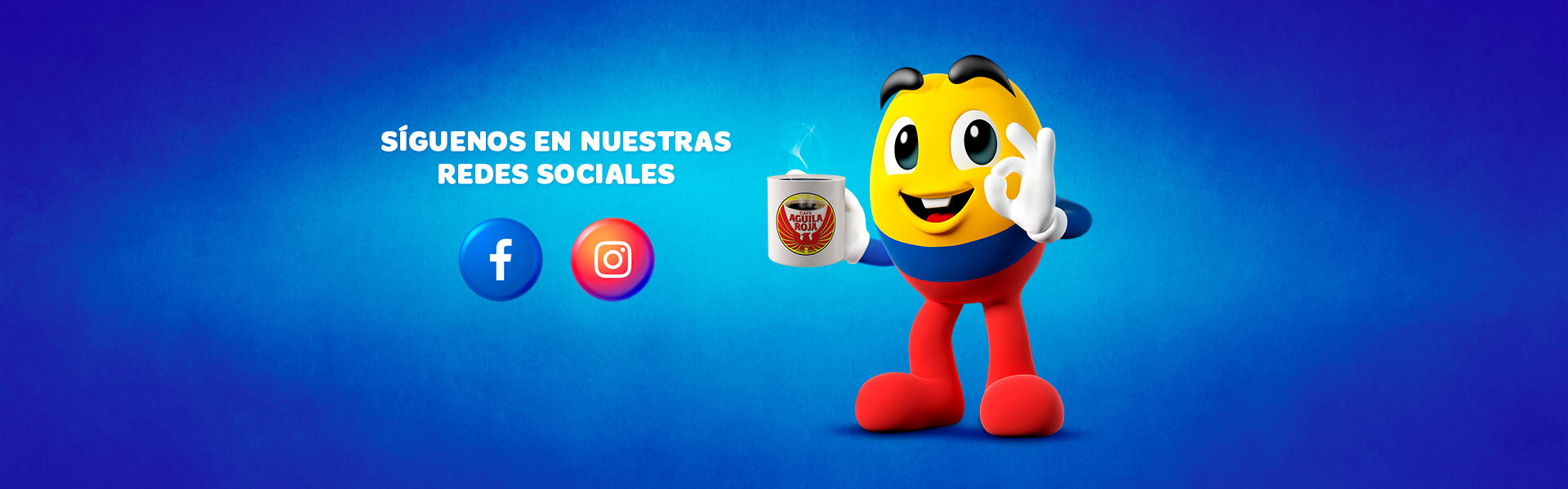 Caf&eacute; Aguila Roja Redes Sociales