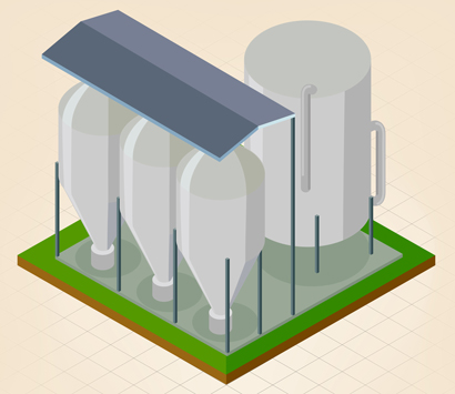 almacenamiento en silos